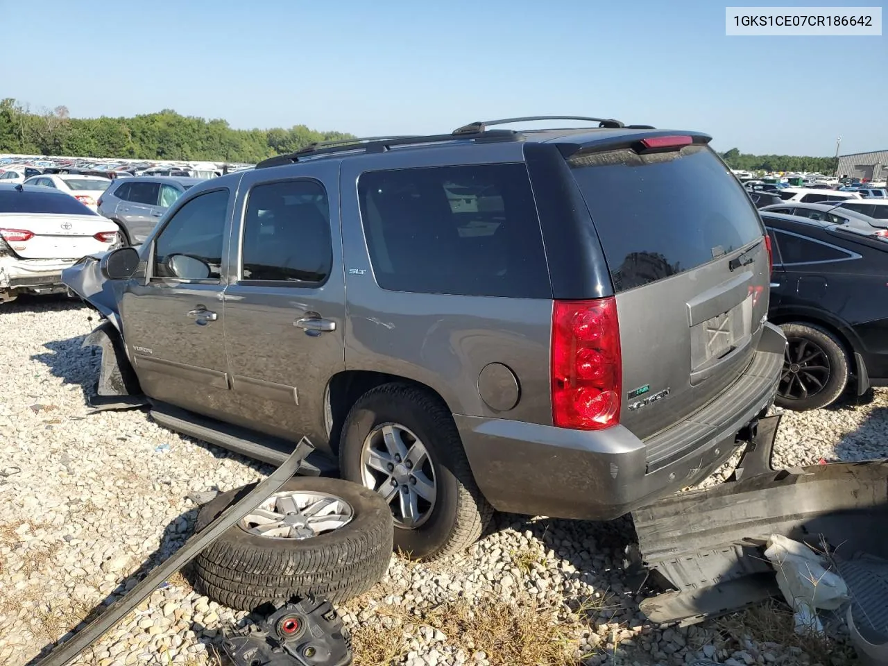 2012 GMC Yukon Slt VIN: 1GKS1CE07CR186642 Lot: 67868764