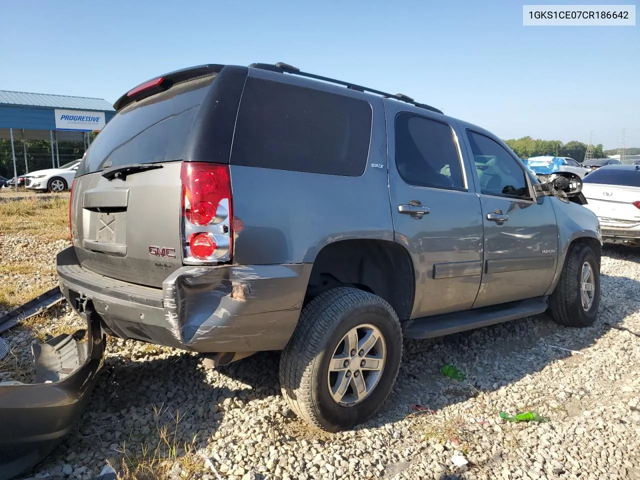 2012 GMC Yukon Slt VIN: 1GKS1CE07CR186642 Lot: 67868764