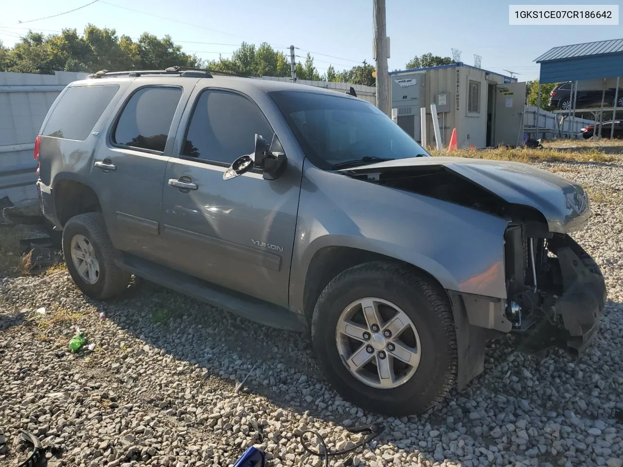 2012 GMC Yukon Slt VIN: 1GKS1CE07CR186642 Lot: 67868764