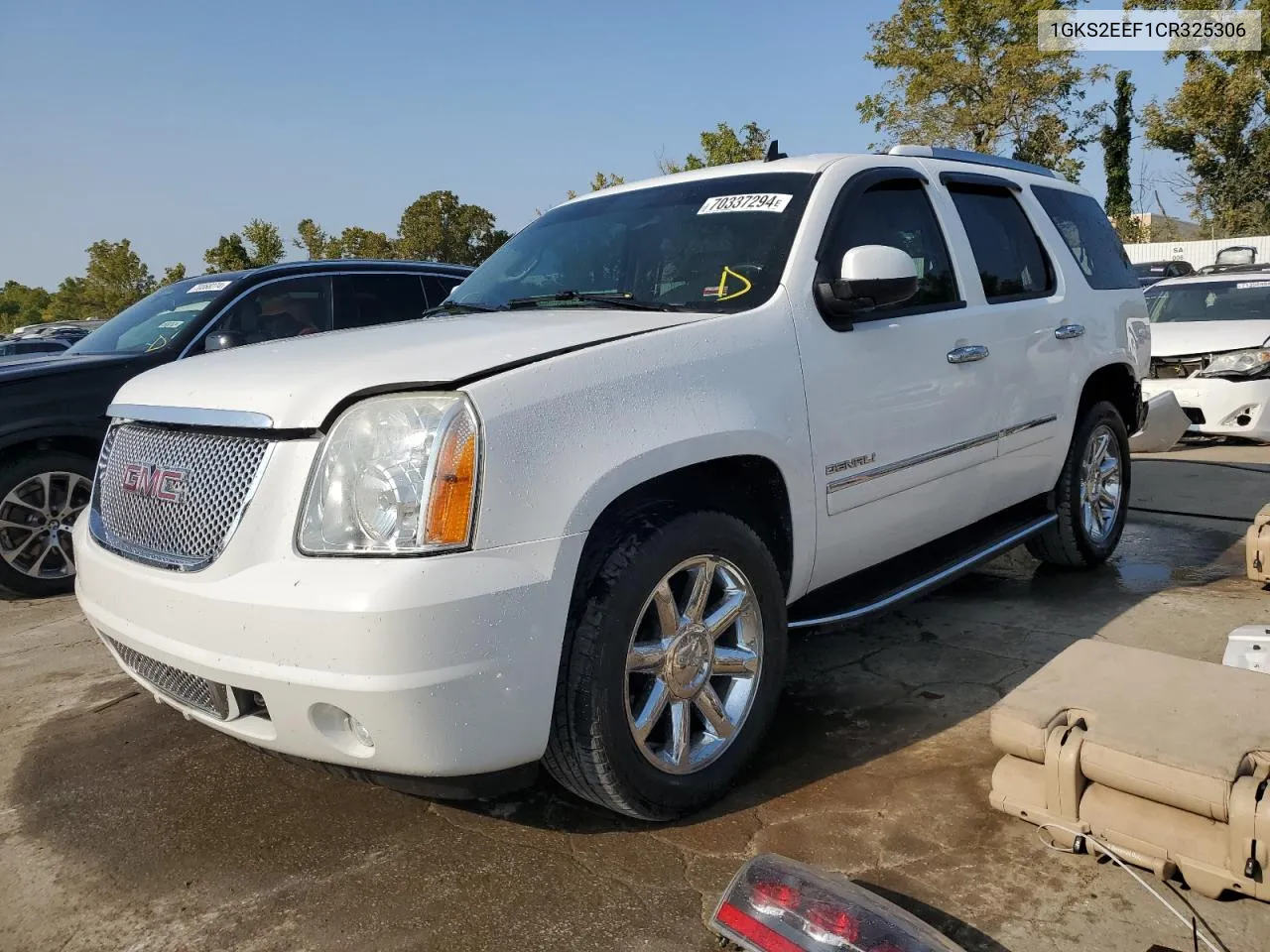 2012 GMC Yukon Denali VIN: 1GKS2EEF1CR325306 Lot: 70337294