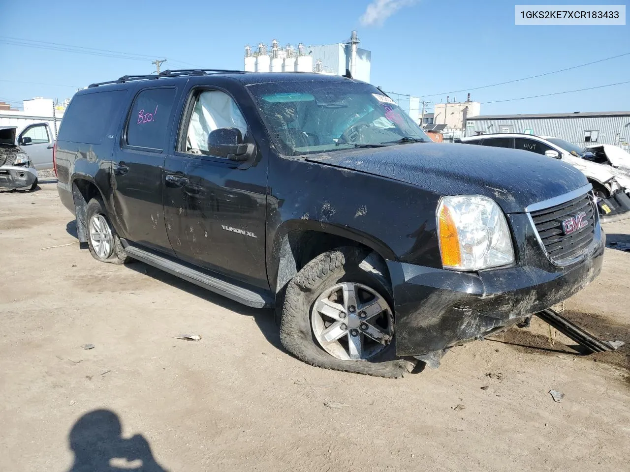 2012 GMC Yukon Xl K1500 Slt VIN: 1GKS2KE7XCR183433 Lot: 70636574