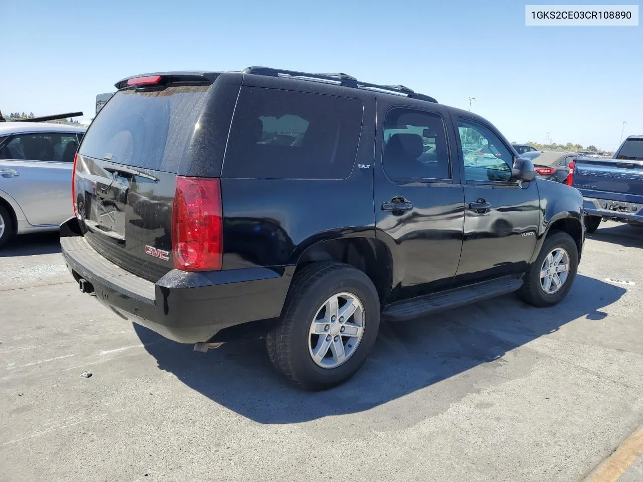 2012 GMC Yukon Slt VIN: 1GKS2CE03CR108890 Lot: 72405824