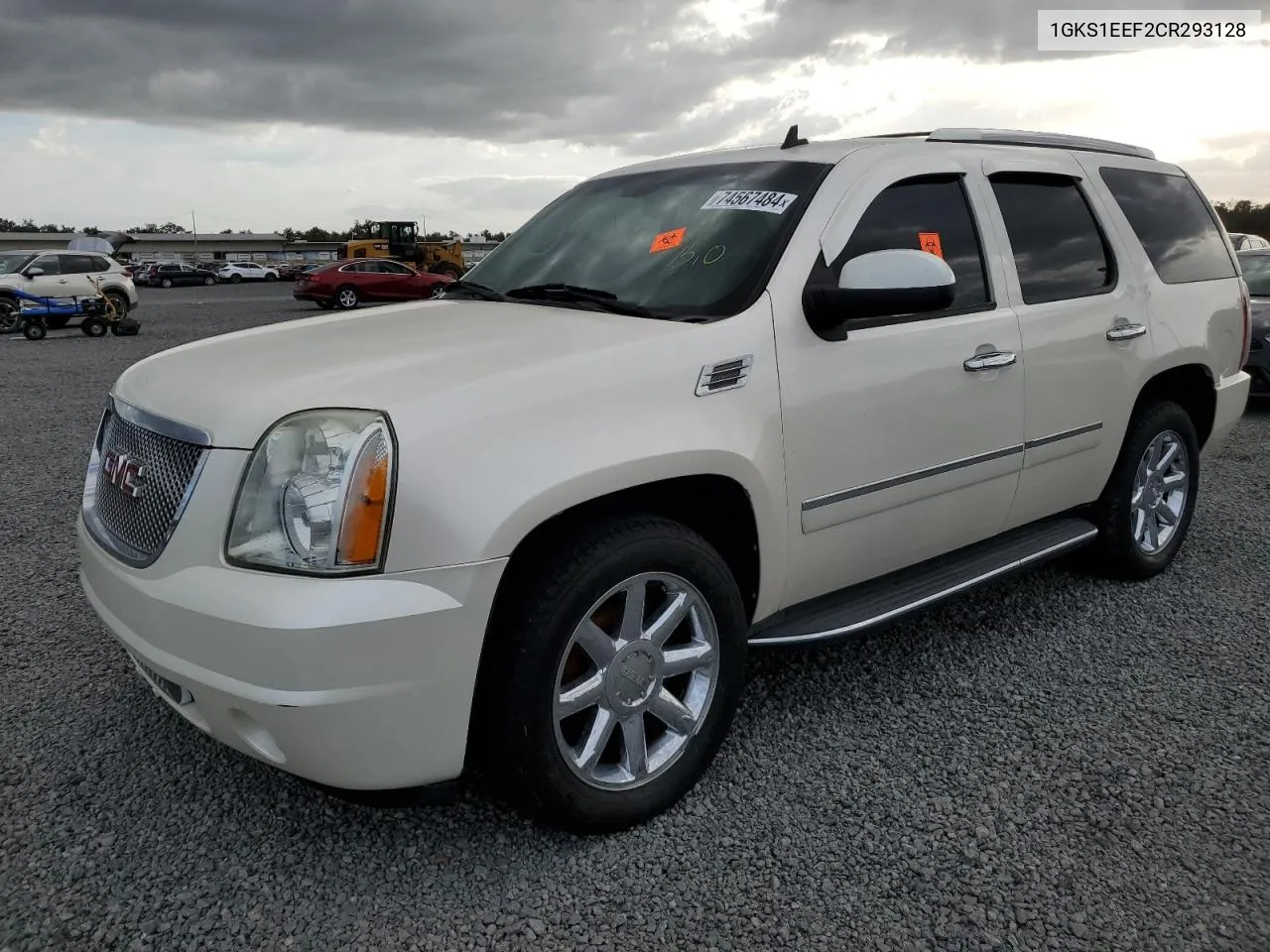 2012 GMC Yukon Denali VIN: 1GKS1EEF2CR293128 Lot: 74567484