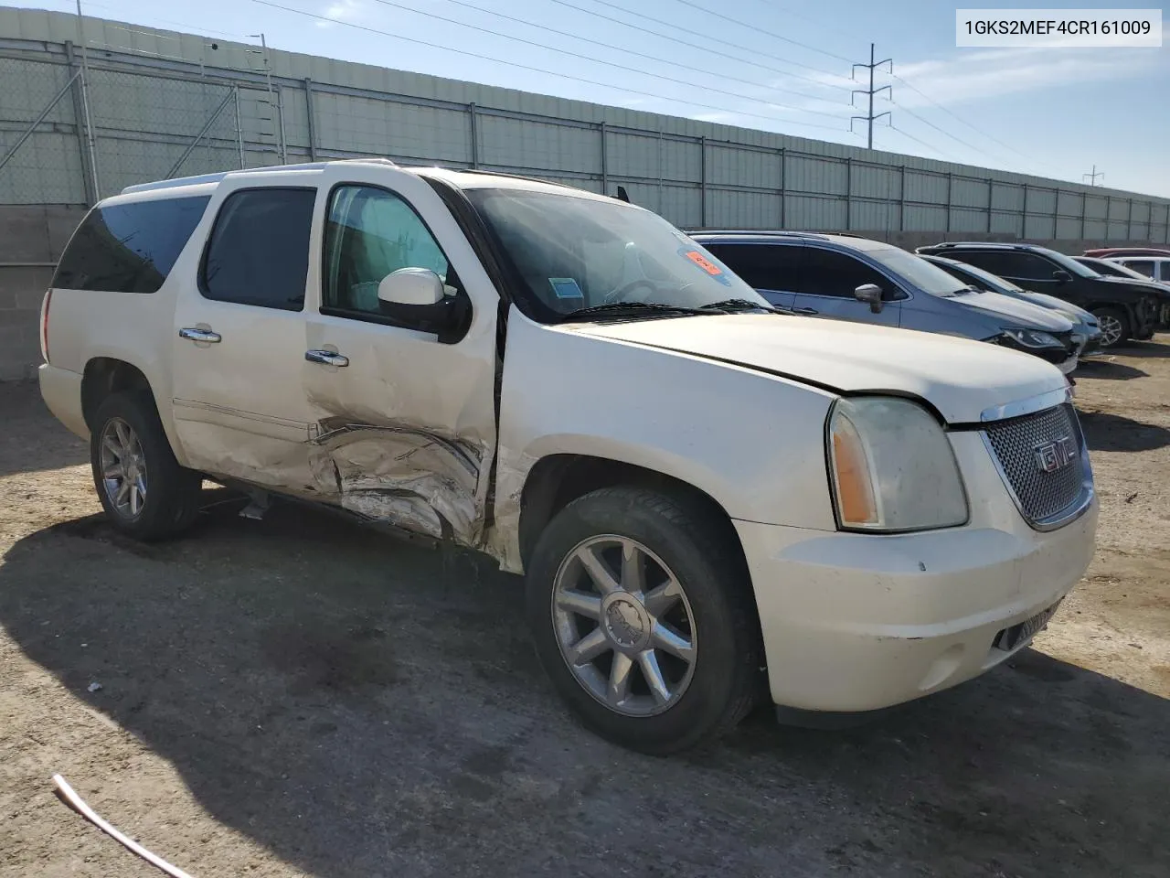 2012 GMC Yukon Xl Denali VIN: 1GKS2MEF4CR161009 Lot: 75013074