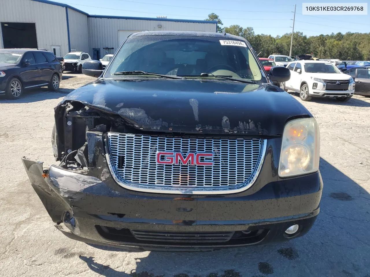 2012 GMC Yukon Xl C1500 Slt VIN: 1GKS1KE03CR269768 Lot: 75318494