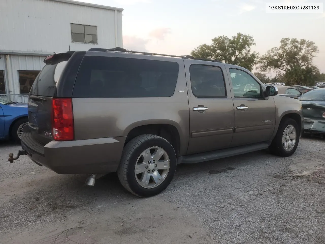 2012 GMC Yukon Xl C1500 Slt VIN: 1GKS1KE0XCR281139 Lot: 75574044