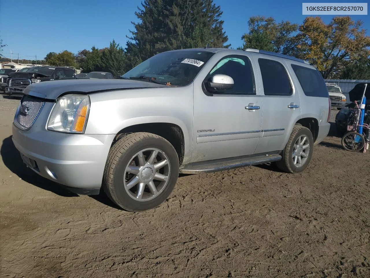 2012 GMC Yukon Denali VIN: 1GKS2EEF8CR257070 Lot: 77410964