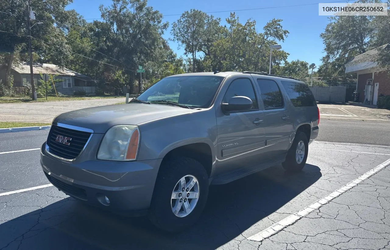 2012 GMC Yukon Xl C1500 Sle VIN: 1GKS1HE06CR250652 Lot: 81292774