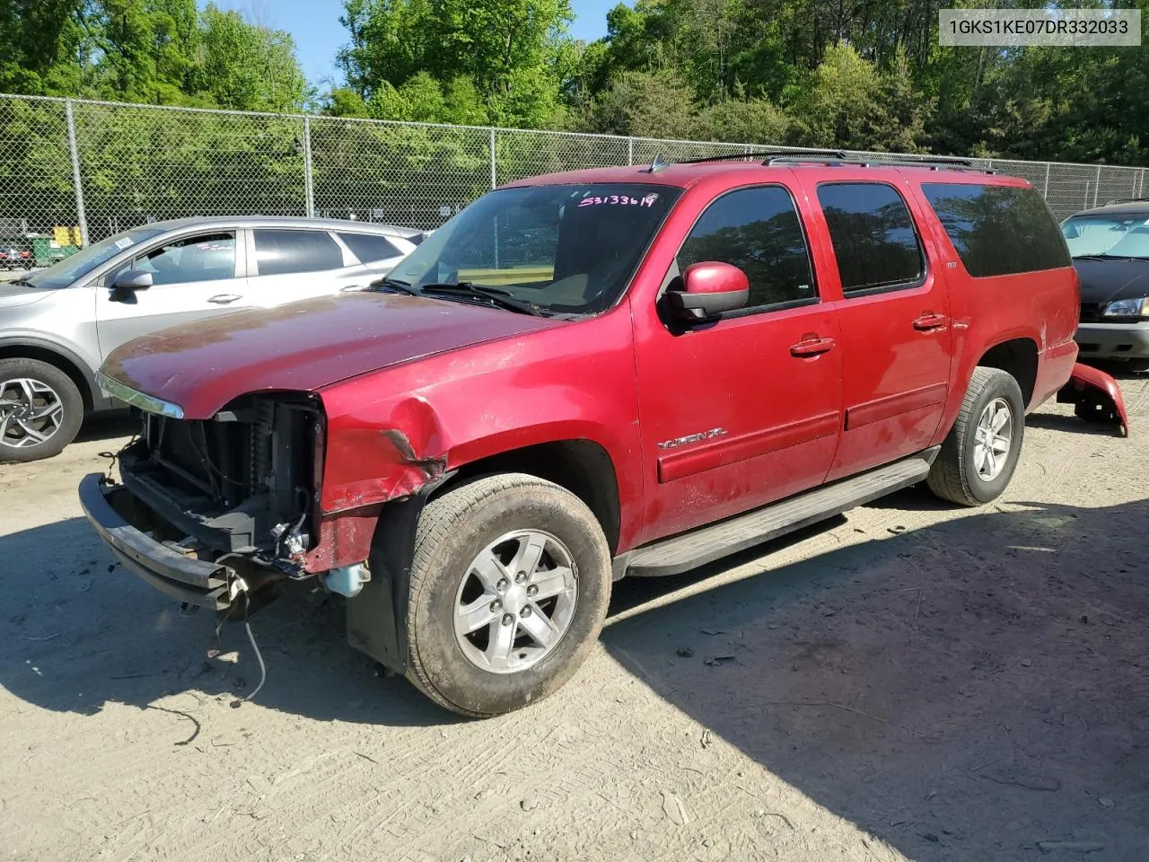 2013 GMC Yukon Xl C1500 Slt VIN: 1GKS1KE07DR332033 Lot: 53133614