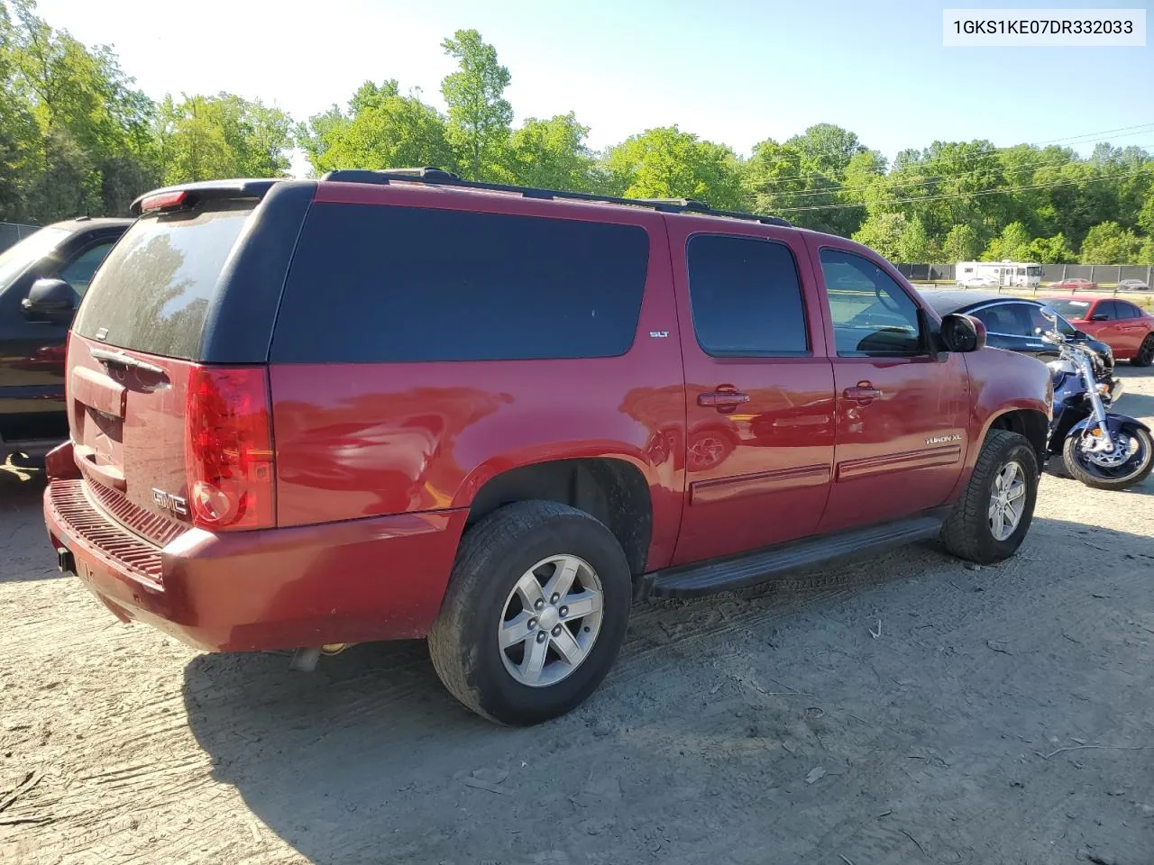 2013 GMC Yukon Xl C1500 Slt VIN: 1GKS1KE07DR332033 Lot: 53133614