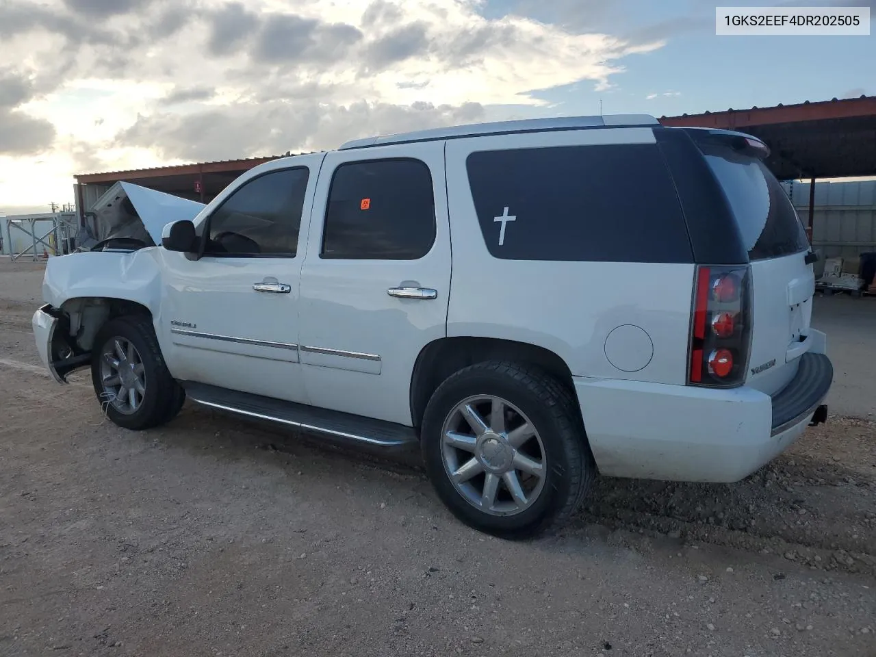 2013 GMC Yukon Denali VIN: 1GKS2EEF4DR202505 Lot: 69299454