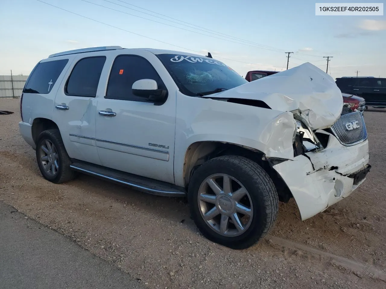 2013 GMC Yukon Denali VIN: 1GKS2EEF4DR202505 Lot: 69299454