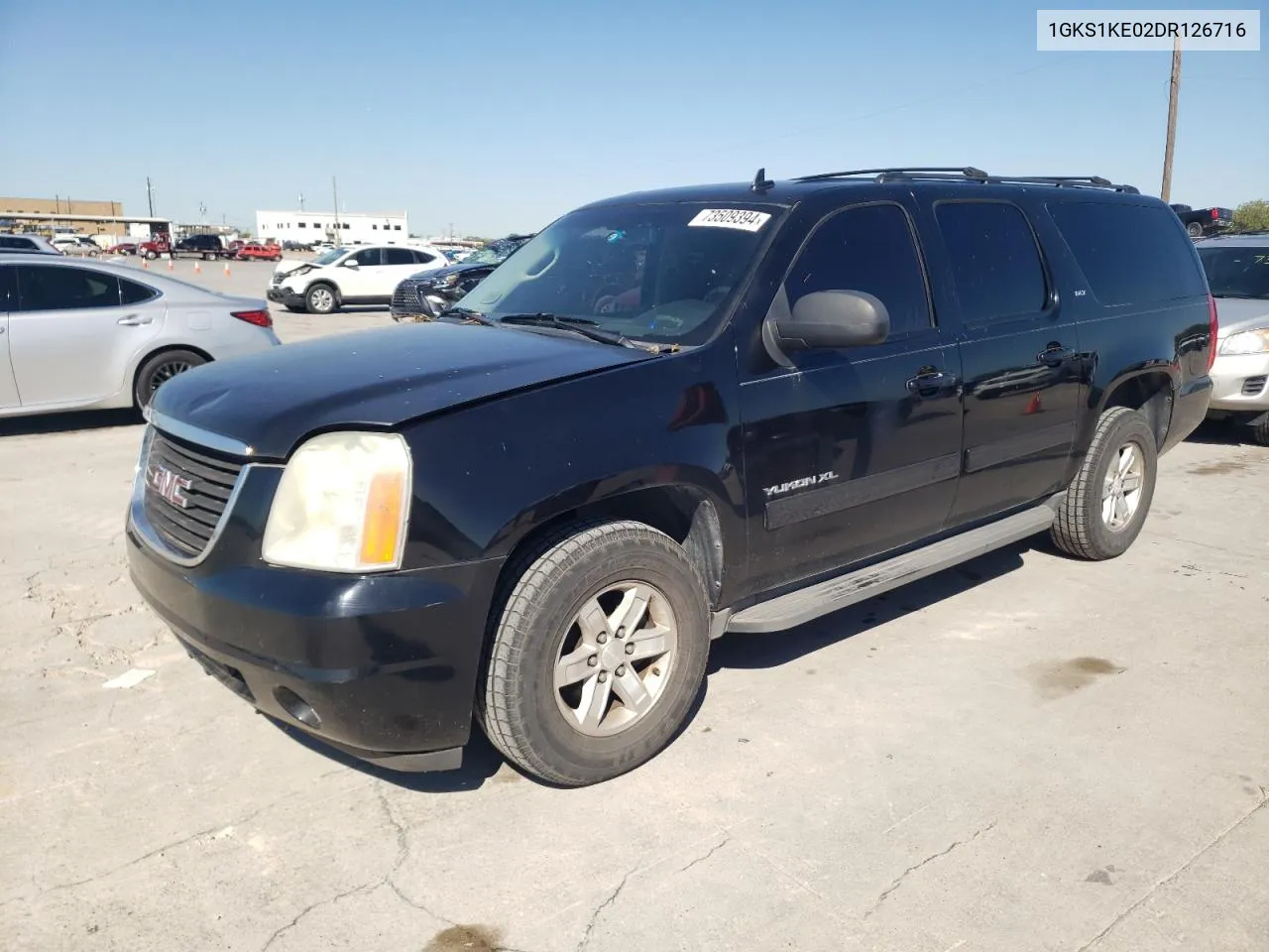 2013 GMC Yukon Xl C1500 Slt VIN: 1GKS1KE02DR126716 Lot: 73509394