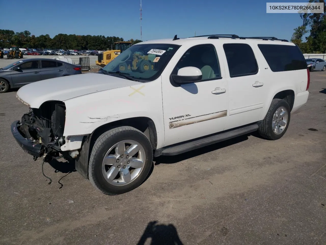 2013 GMC Yukon Xl K1500 Slt VIN: 1GKS2KE78DR266344 Lot: 75944984