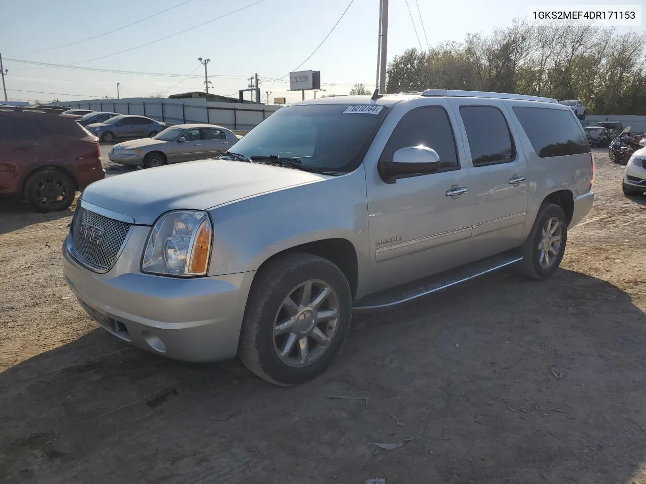 2013 GMC Yukon Xl Denali VIN: 1GKS2MEF4DR171153 Lot: 76010164