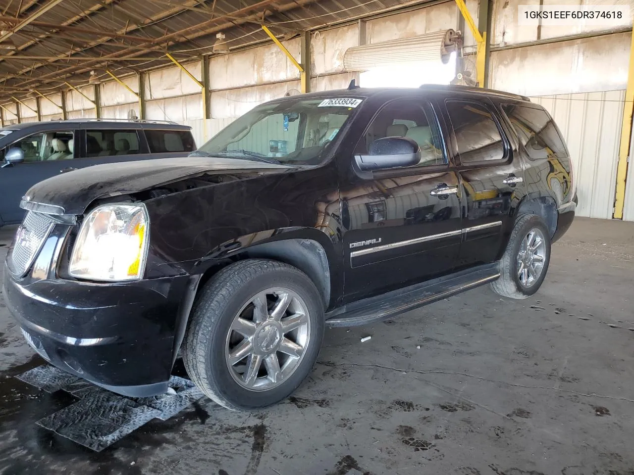 2013 GMC Yukon Denali VIN: 1GKS1EEF6DR374618 Lot: 76333934