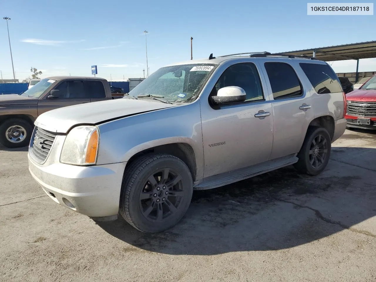 2013 GMC Yukon Slt VIN: 1GKS1CE04DR187118 Lot: 76992894