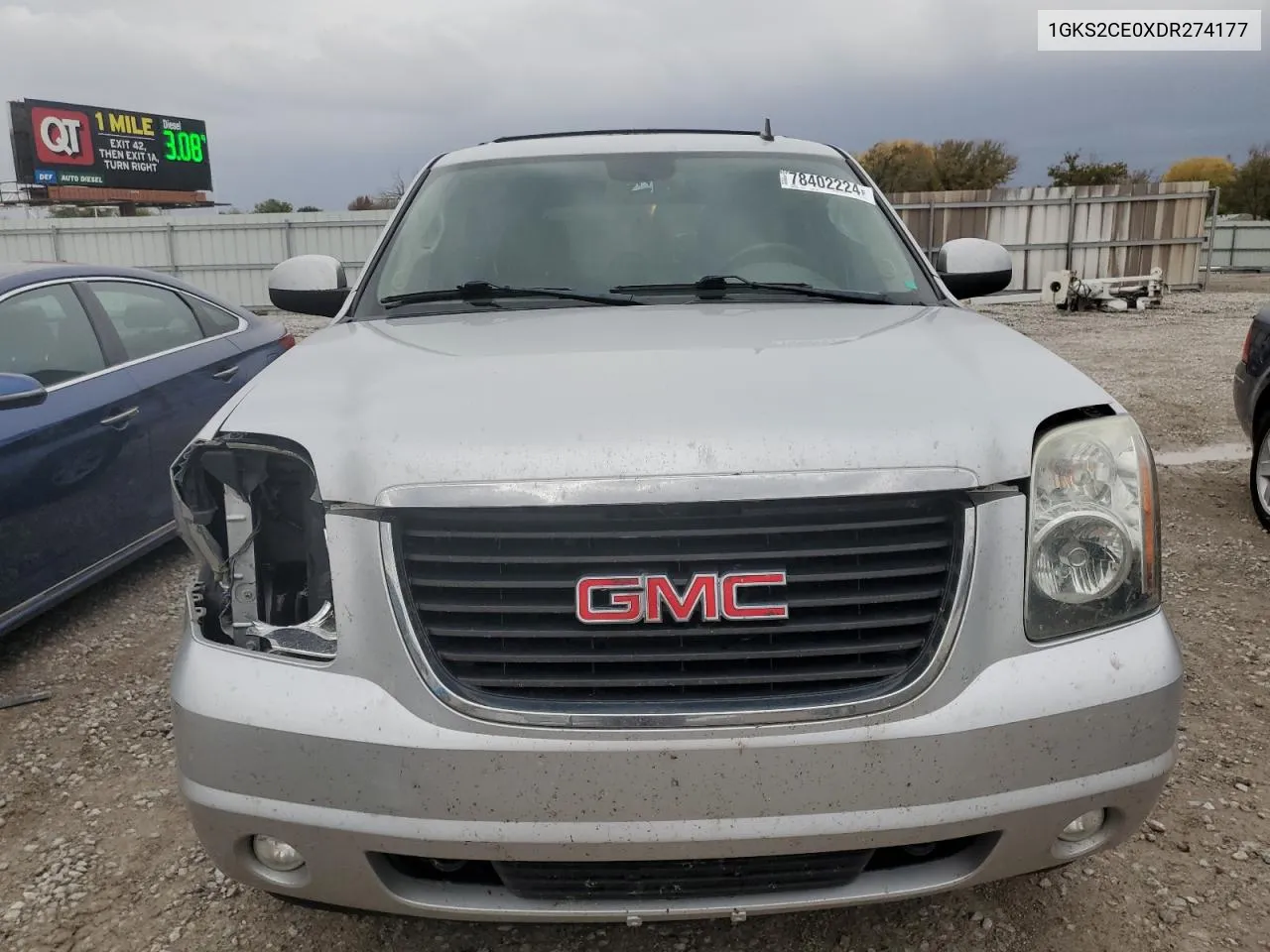 2013 GMC Yukon Slt VIN: 1GKS2CE0XDR274177 Lot: 78402224