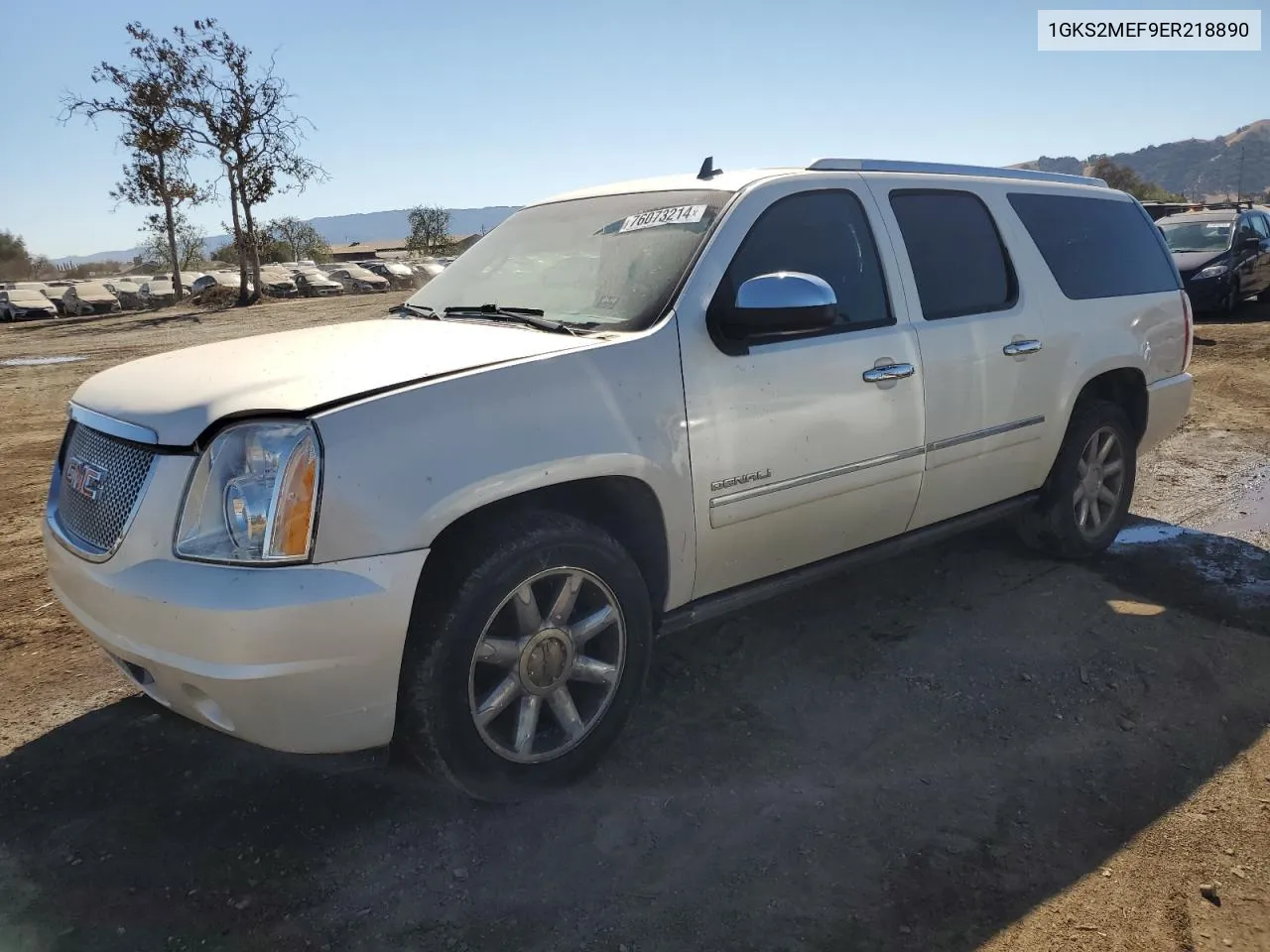 2014 GMC Yukon Xl Denali VIN: 1GKS2MEF9ER218890 Lot: 76073214