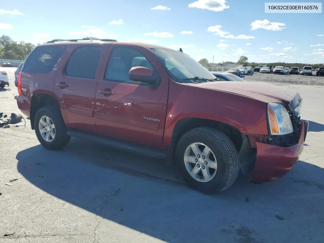 2014 GMC Yukon Slt VIN: 1GKS2CE00ER160576 Lot: 76520534