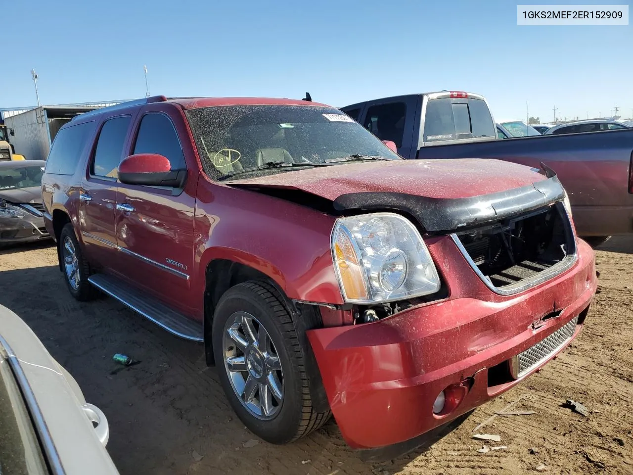 2014 GMC Yukon Xl Denali VIN: 1GKS2MEF2ER152909 Lot: 77175924