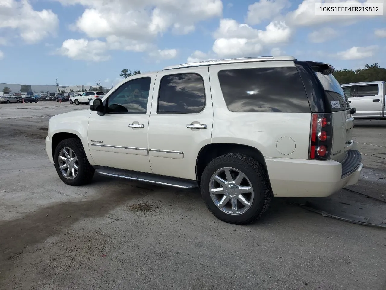 2014 GMC Yukon Denali VIN: 1GKS1EEF4ER219812 Lot: 77187204