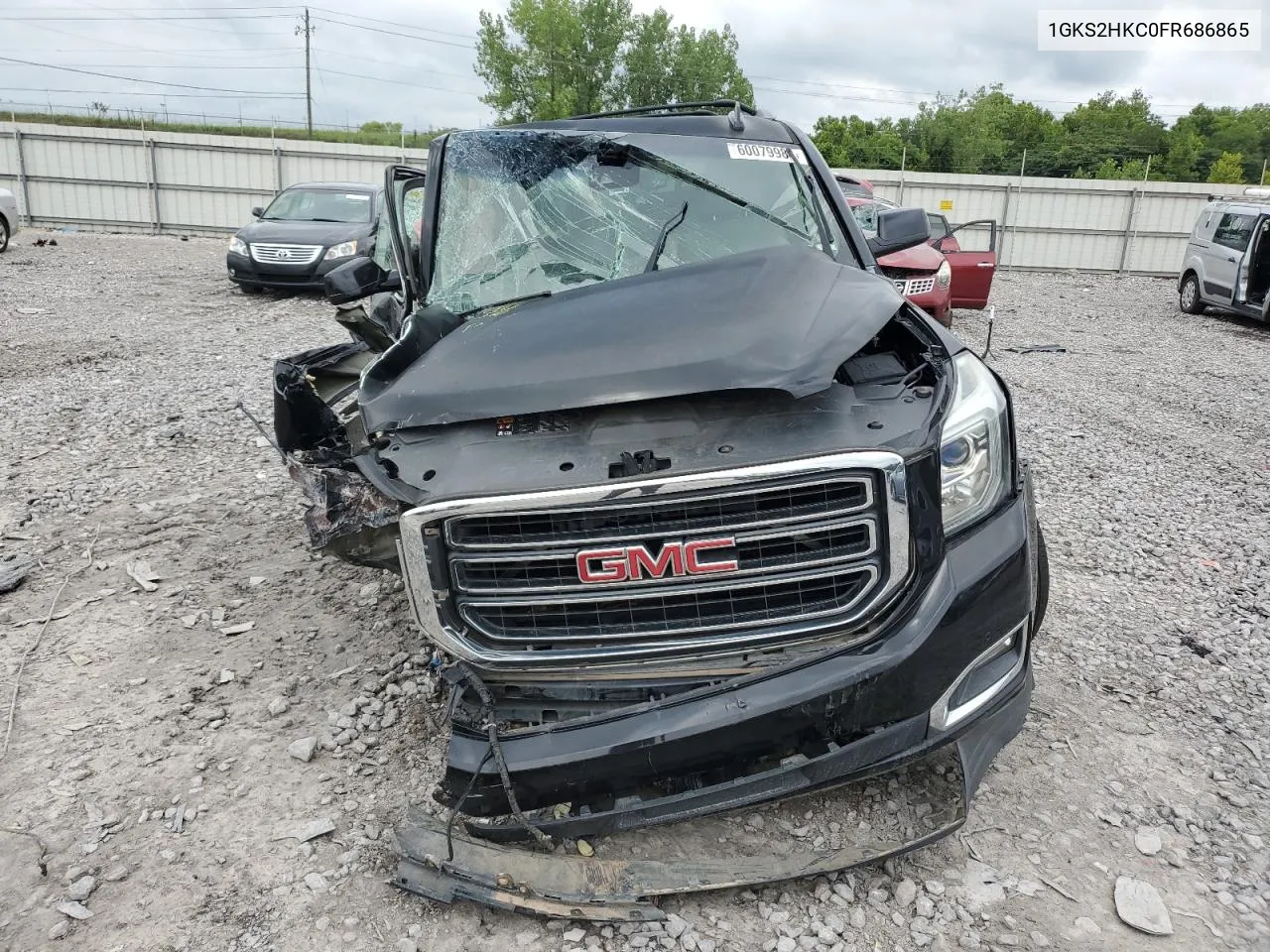 2015 GMC Yukon Xl K1500 Slt VIN: 1GKS2HKC0FR686865 Lot: 60079984