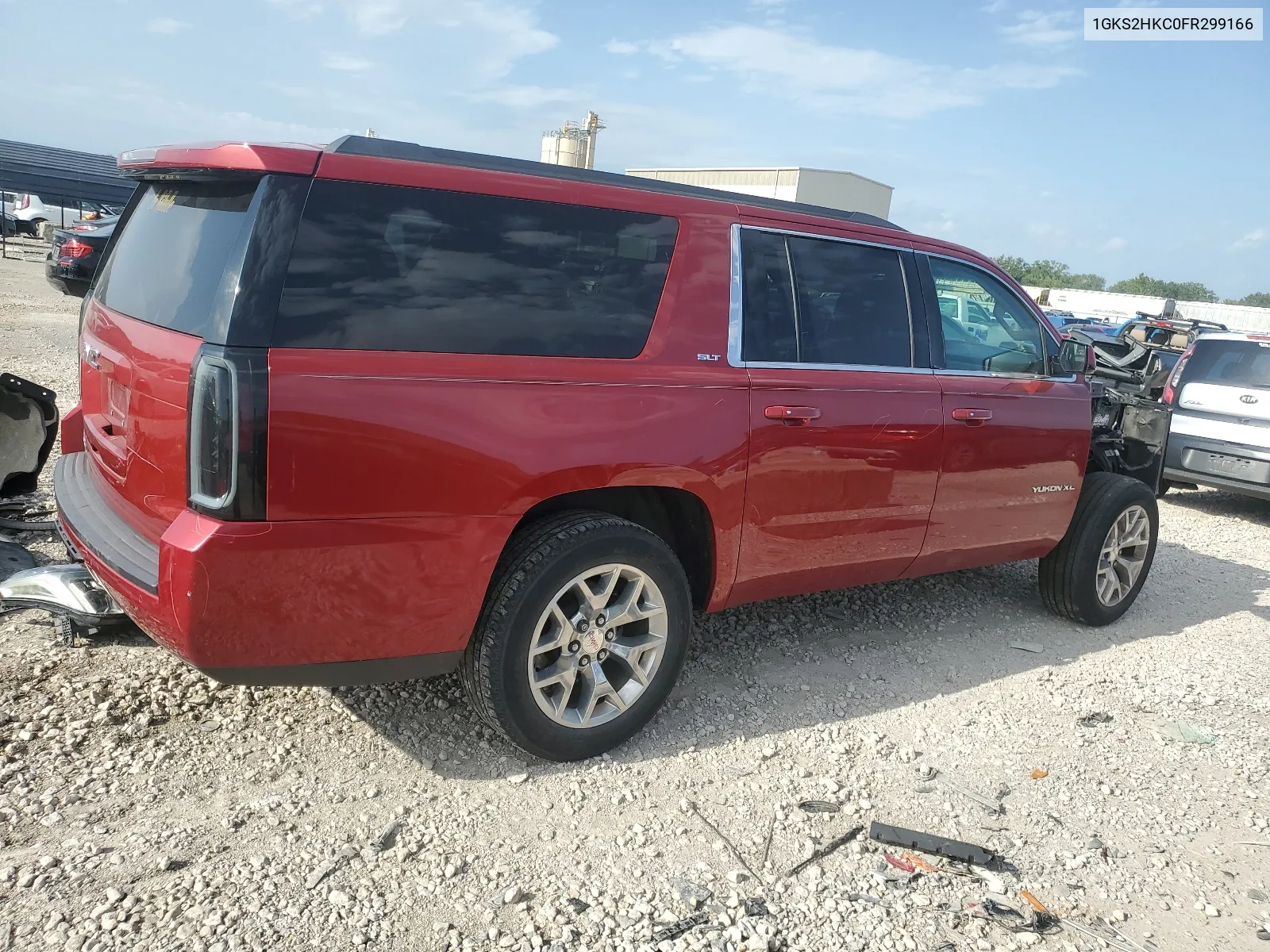 1GKS2HKC0FR299166 2015 GMC Yukon Xl K1500 Slt