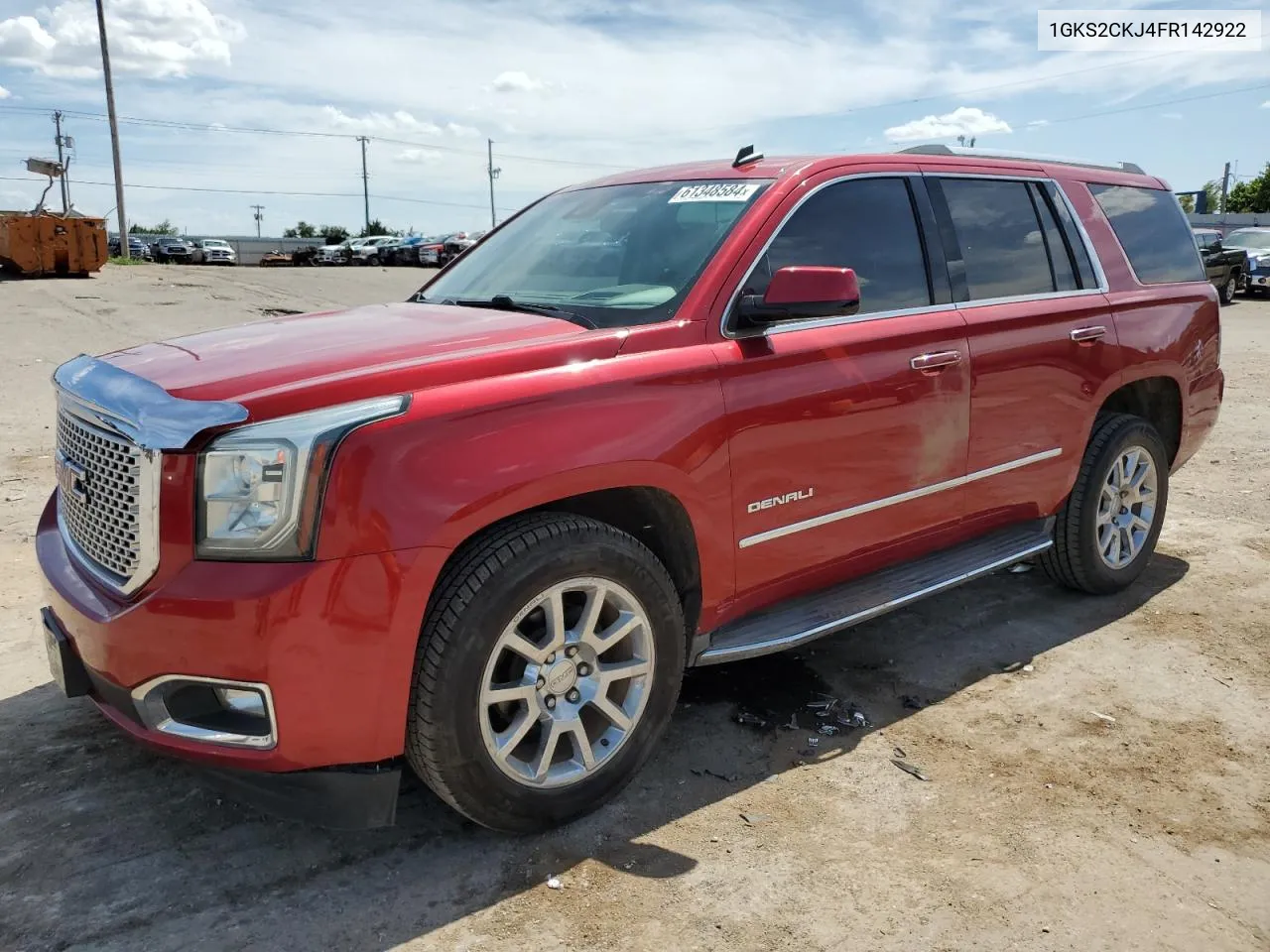 2015 GMC Yukon Denali VIN: 1GKS2CKJ4FR142922 Lot: 61348584