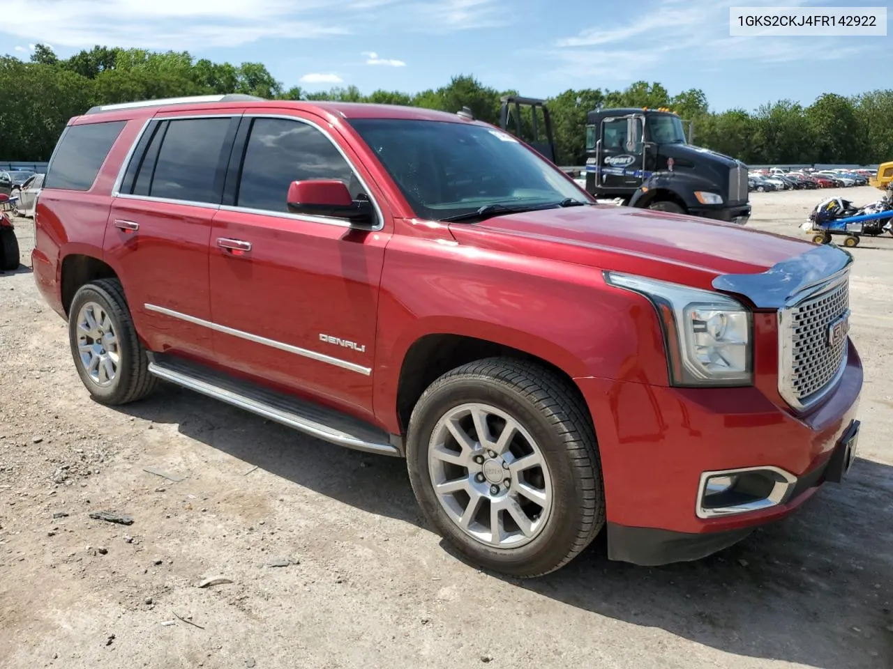 2015 GMC Yukon Denali VIN: 1GKS2CKJ4FR142922 Lot: 61348584