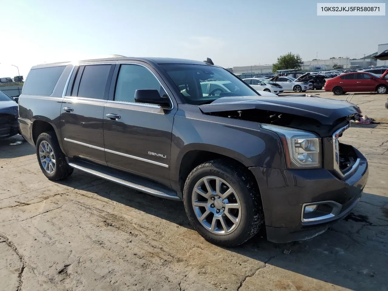 2015 GMC Yukon Xl Denali VIN: 1GKS2JKJ5FR580871 Lot: 62008734