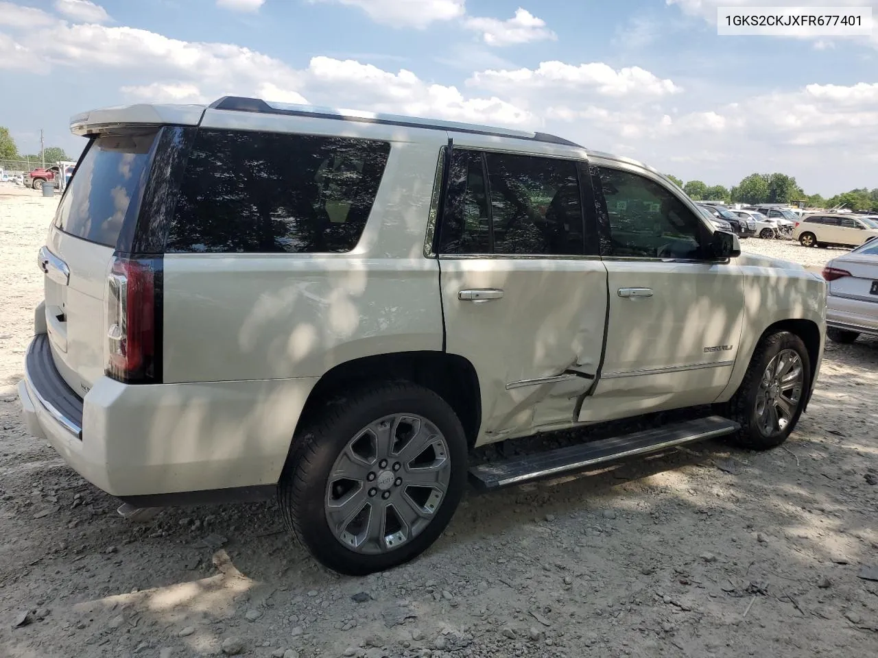 2015 GMC Yukon Denali VIN: 1GKS2CKJXFR677401 Lot: 62111584