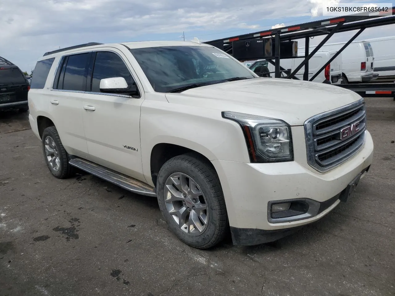 2015 GMC Yukon Slt VIN: 1GKS1BKC8FR685642 Lot: 62429514