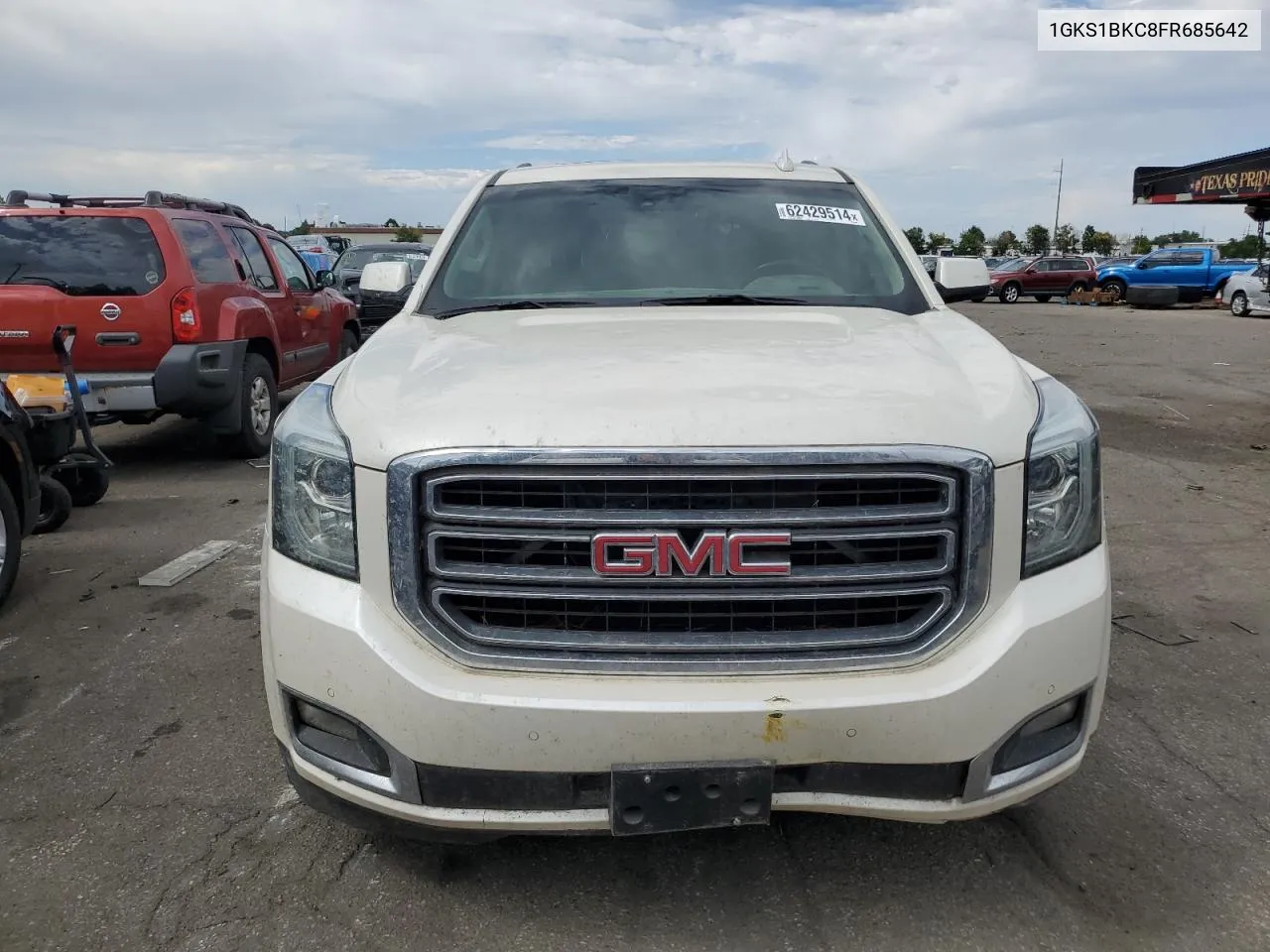 2015 GMC Yukon Slt VIN: 1GKS1BKC8FR685642 Lot: 62429514