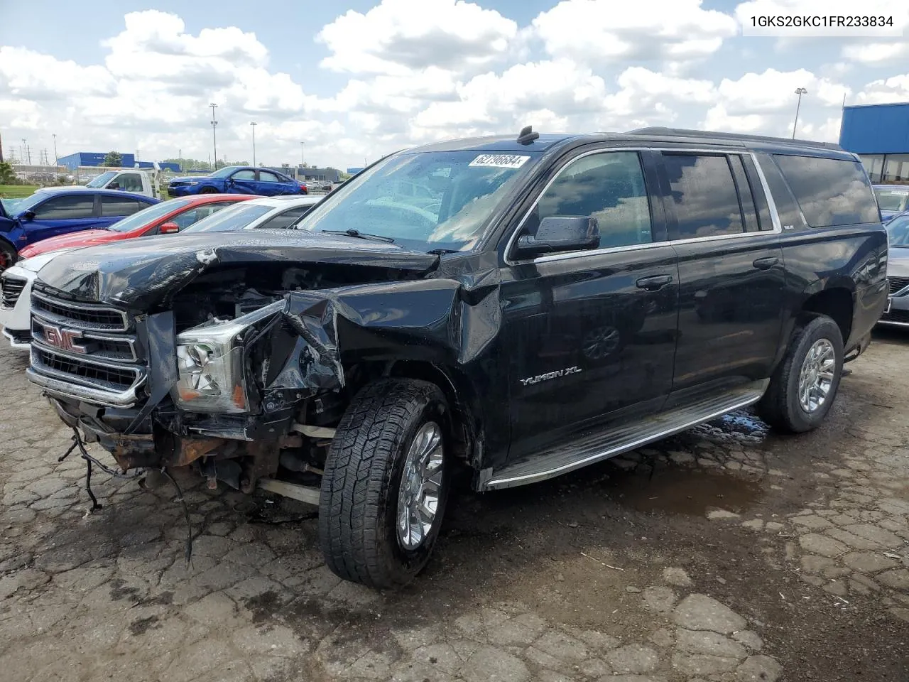 1GKS2GKC1FR233834 2015 GMC Yukon Xl K1500 Sle