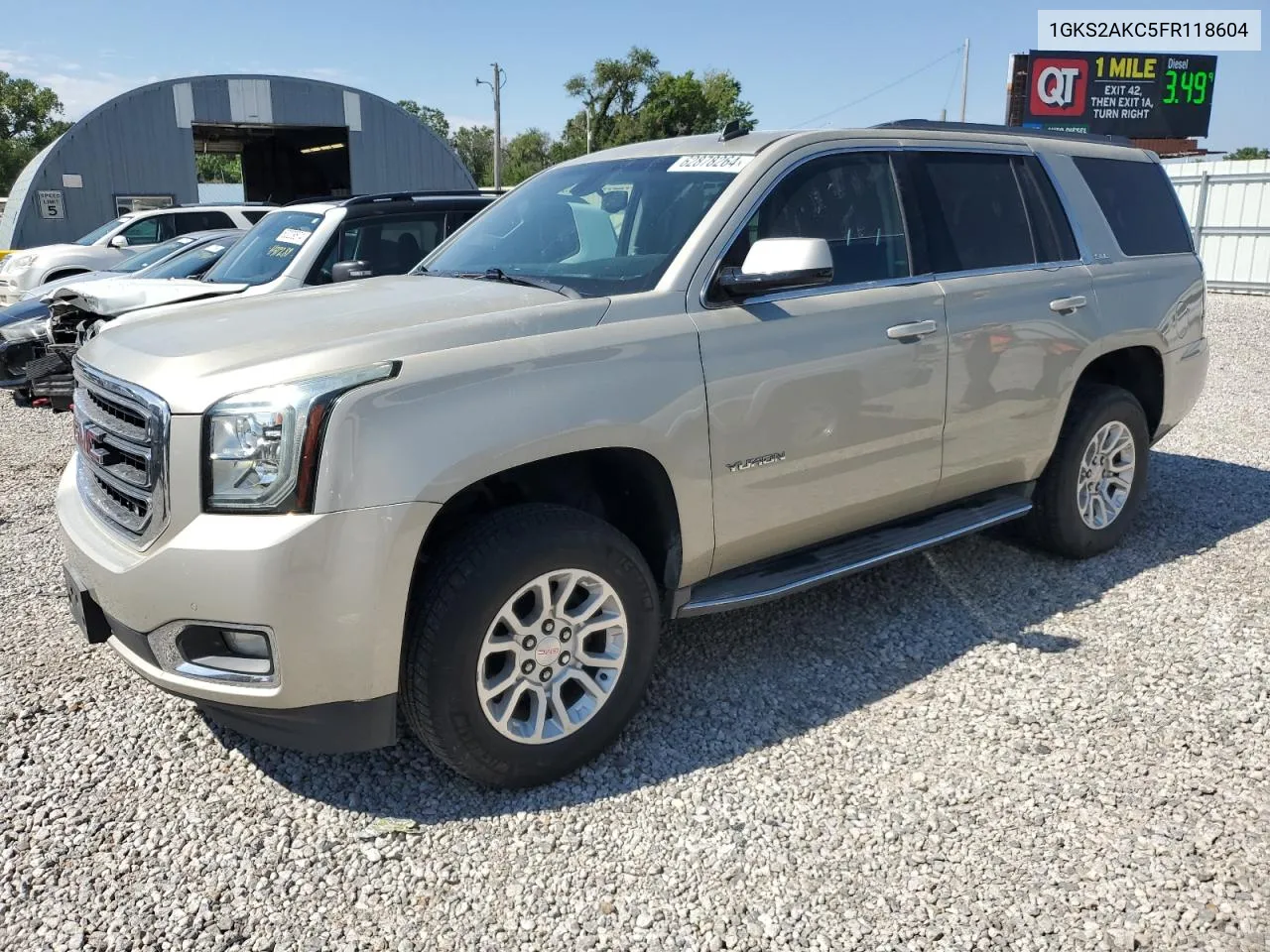 1GKS2AKC5FR118604 2015 GMC Yukon Sle