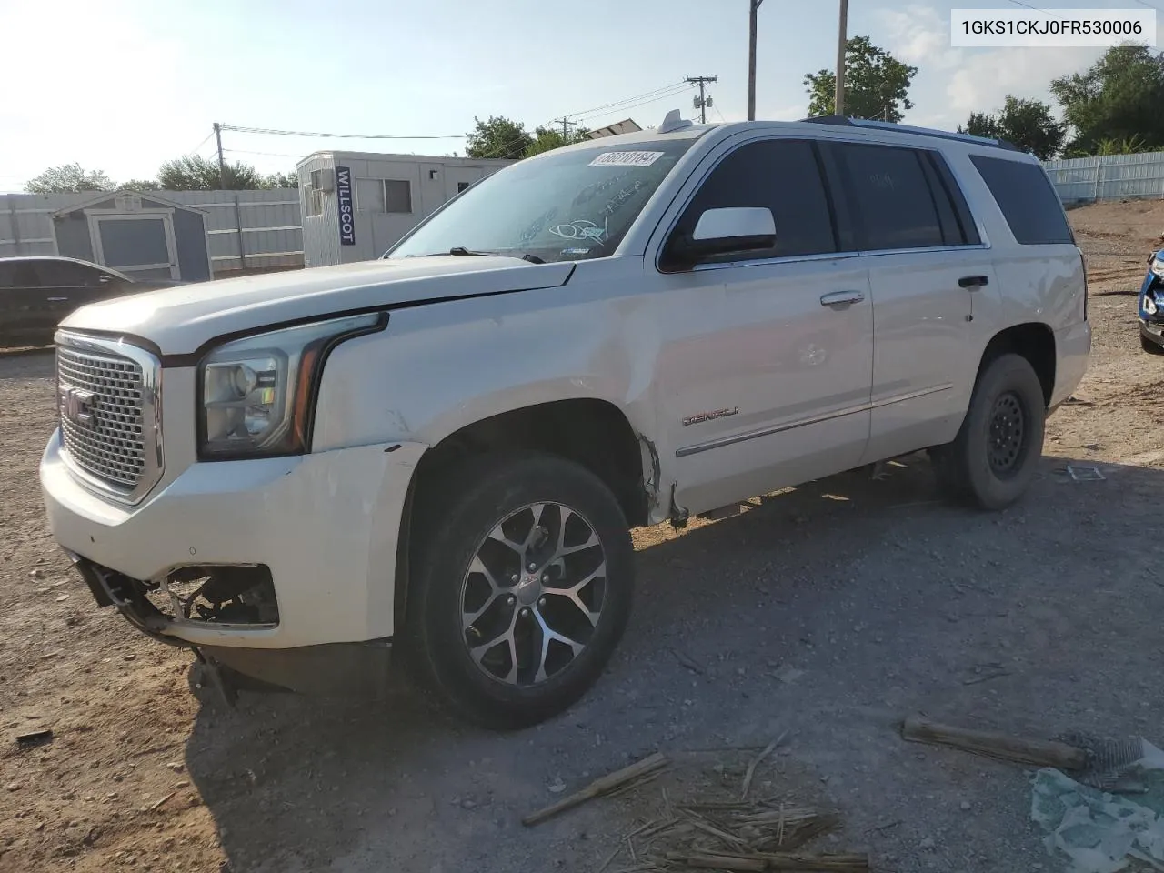 2015 GMC Yukon Denali VIN: 1GKS1CKJ0FR530006 Lot: 66010184