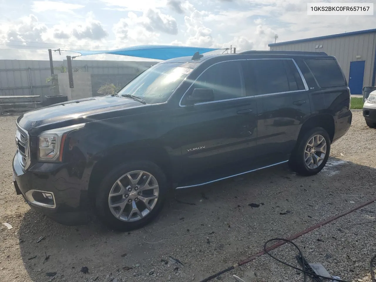 1GKS2BKC0FR657167 2015 GMC Yukon Slt