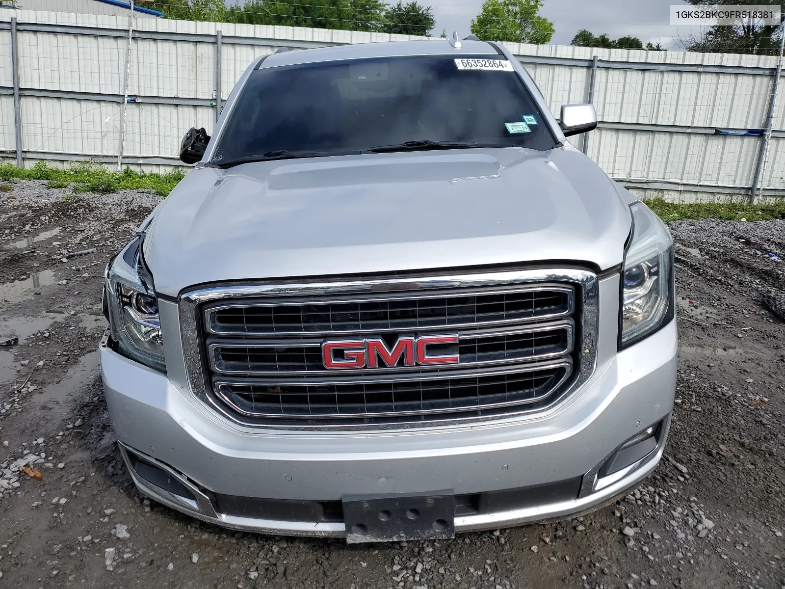 2015 GMC Yukon Slt VIN: 1GKS2BKC9FR518381 Lot: 66352864