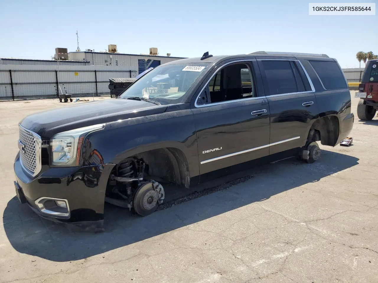 2015 GMC Yukon Denali VIN: 1GKS2CKJ3FR585644 Lot: 66805504