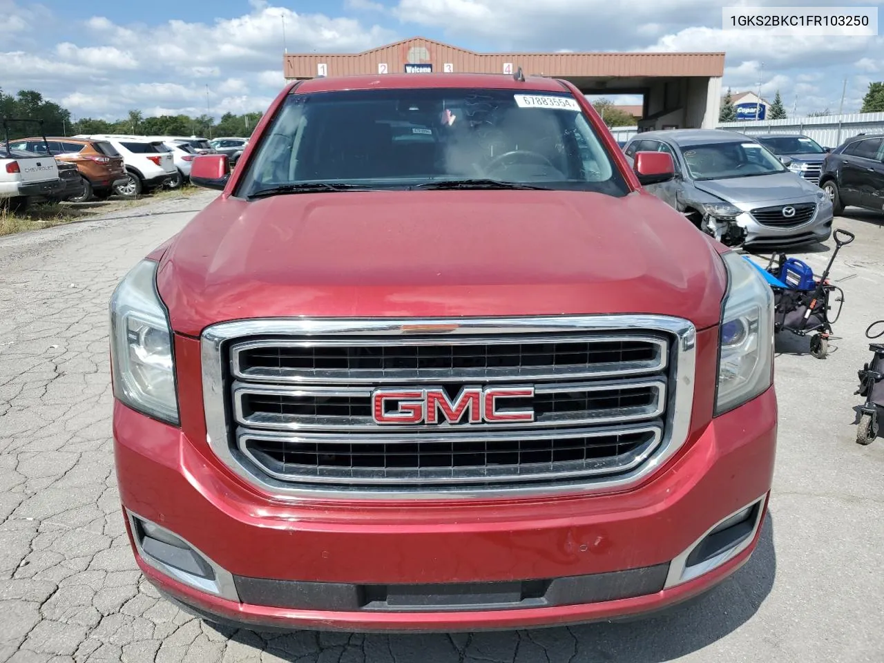 2015 GMC Yukon Slt VIN: 1GKS2BKC1FR103250 Lot: 67883554