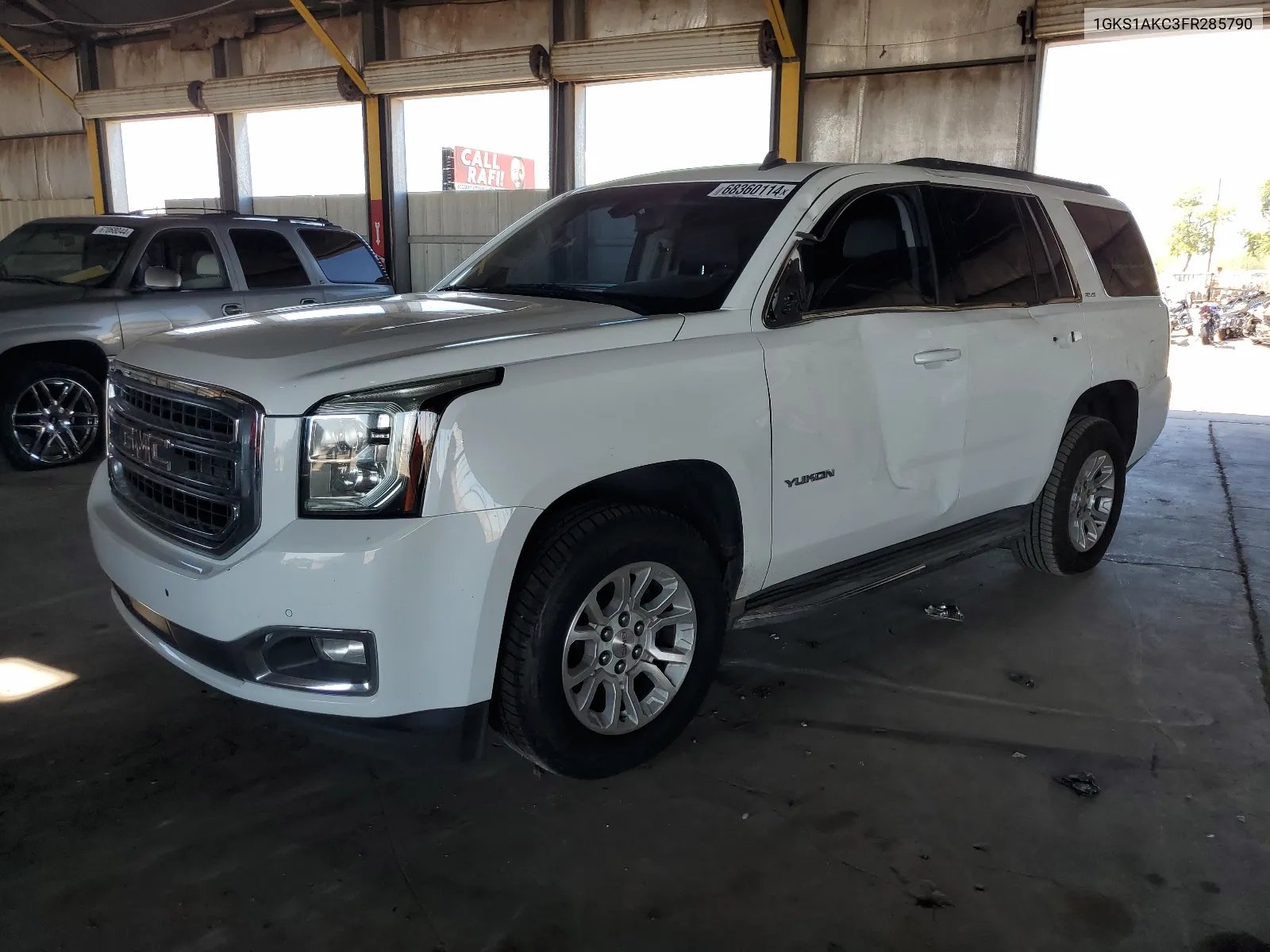 2015 GMC Yukon Sle VIN: 1GKS1AKC3FR285790 Lot: 68360114