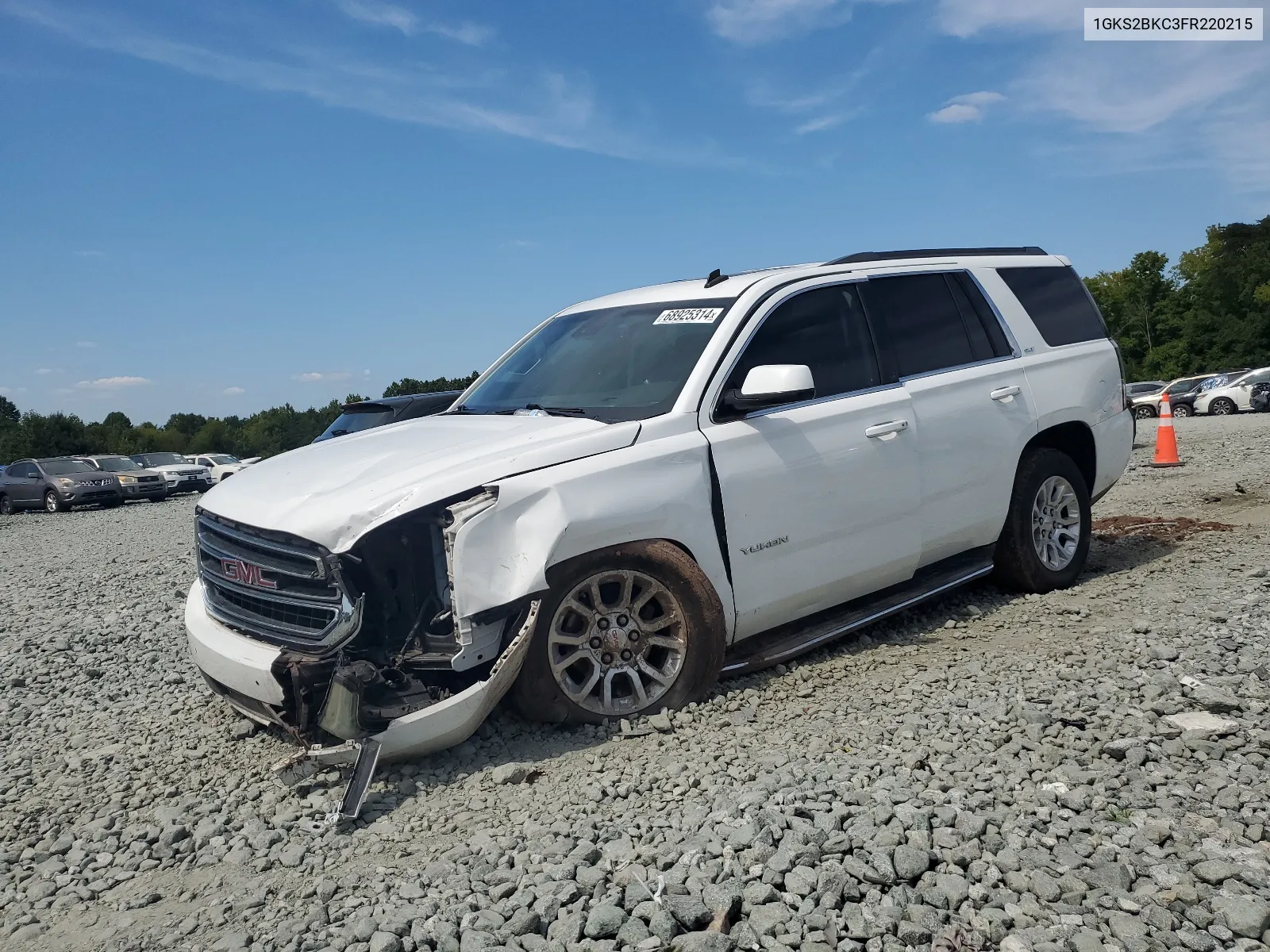 2015 GMC Yukon Slt VIN: 1GKS2BKC3FR220215 Lot: 68925314