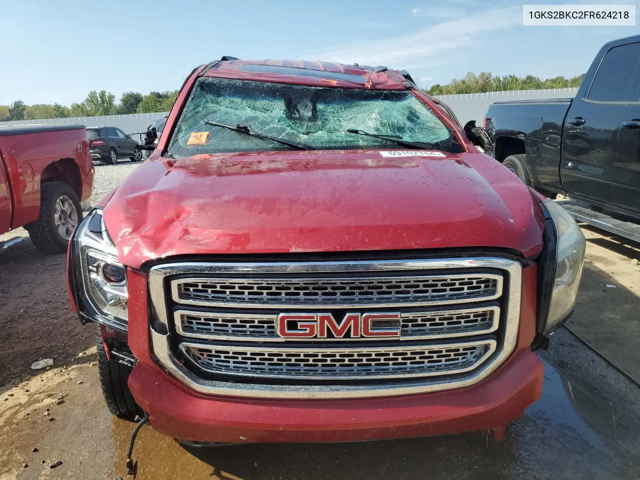 1GKS2BKC2FR624218 2015 GMC Yukon Slt