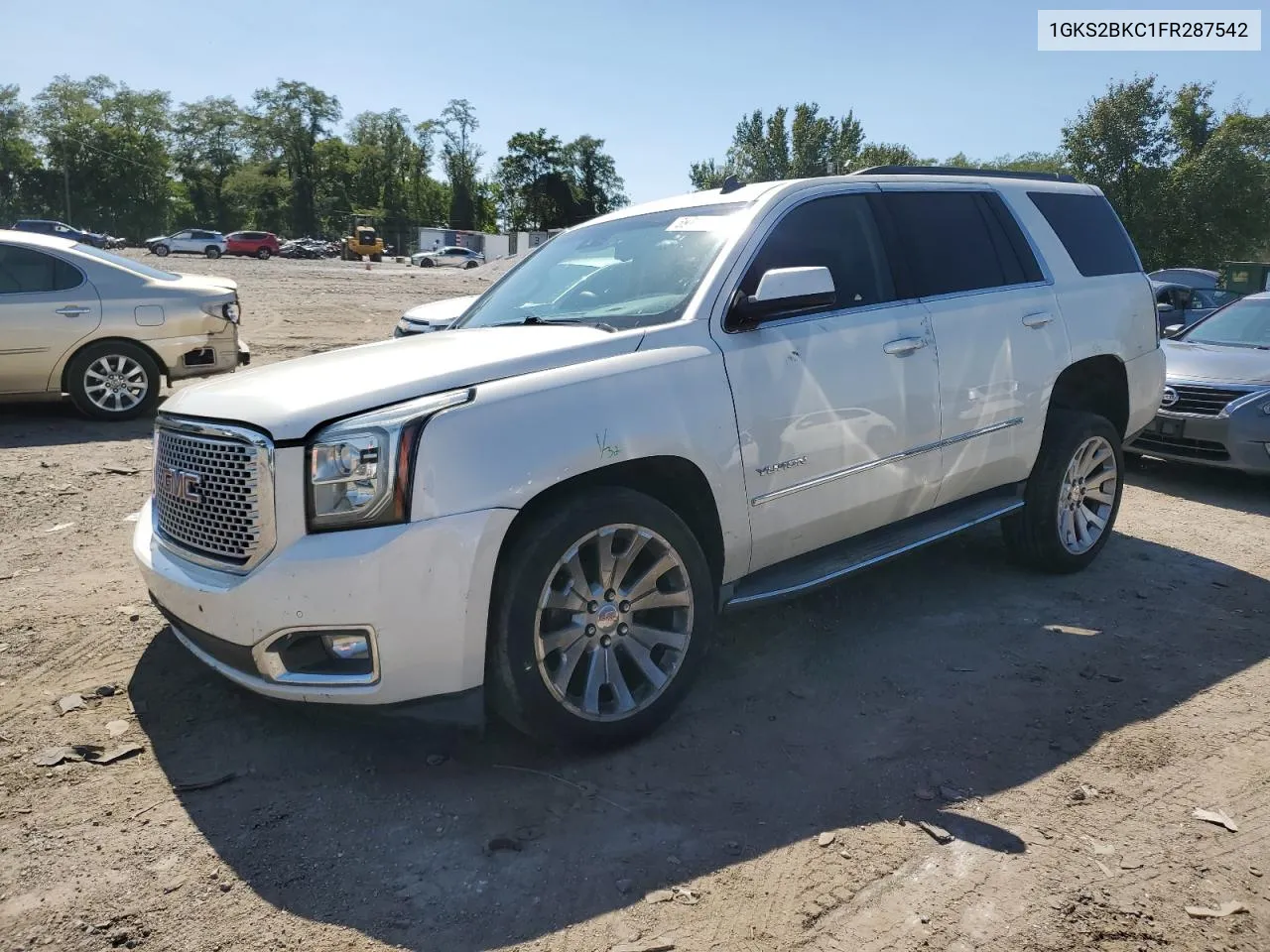 1GKS2BKC1FR287542 2015 GMC Yukon Slt