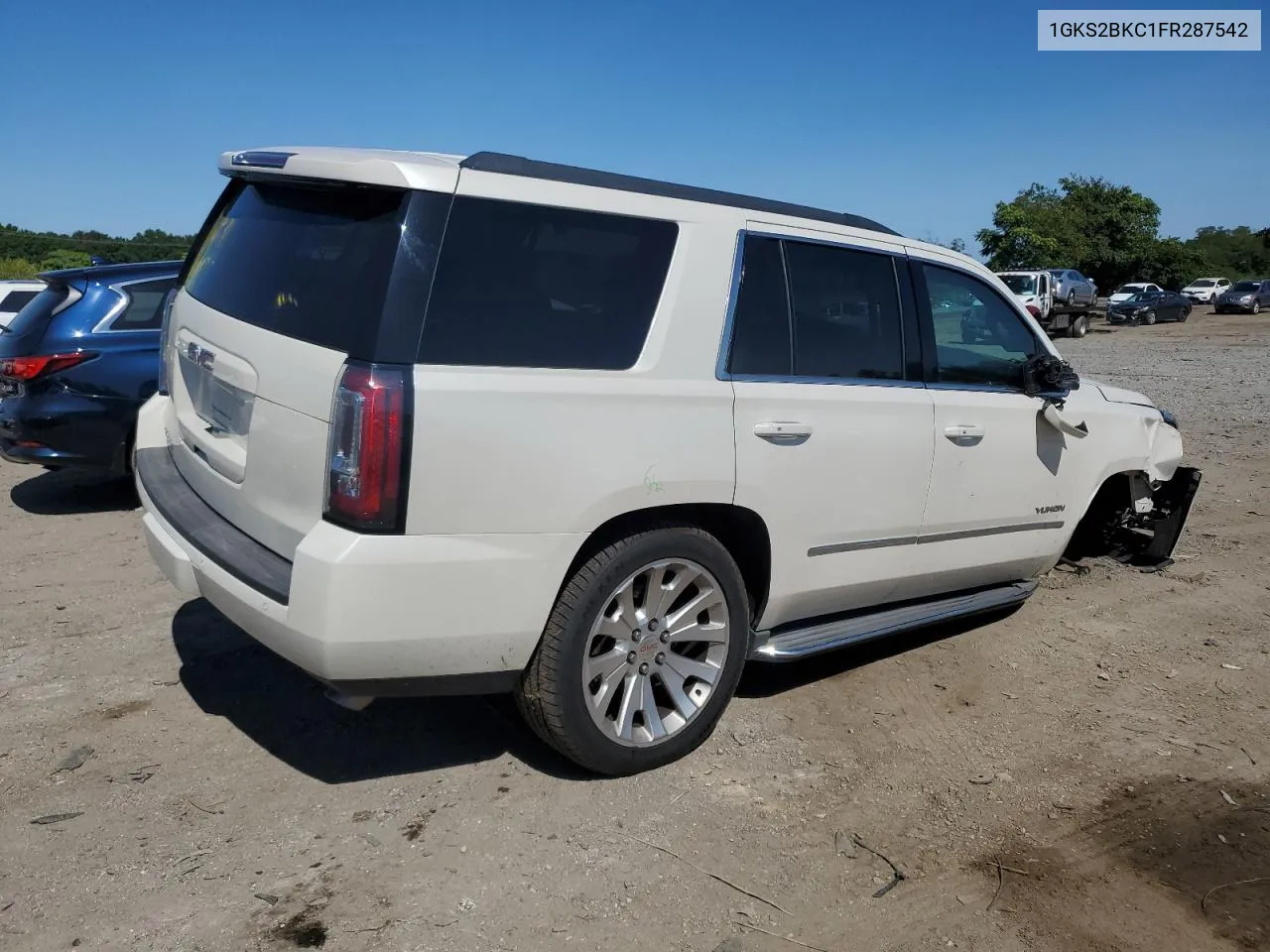 1GKS2BKC1FR287542 2015 GMC Yukon Slt