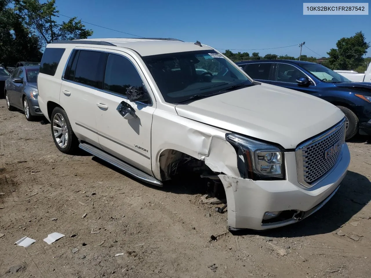 2015 GMC Yukon Slt VIN: 1GKS2BKC1FR287542 Lot: 69721524