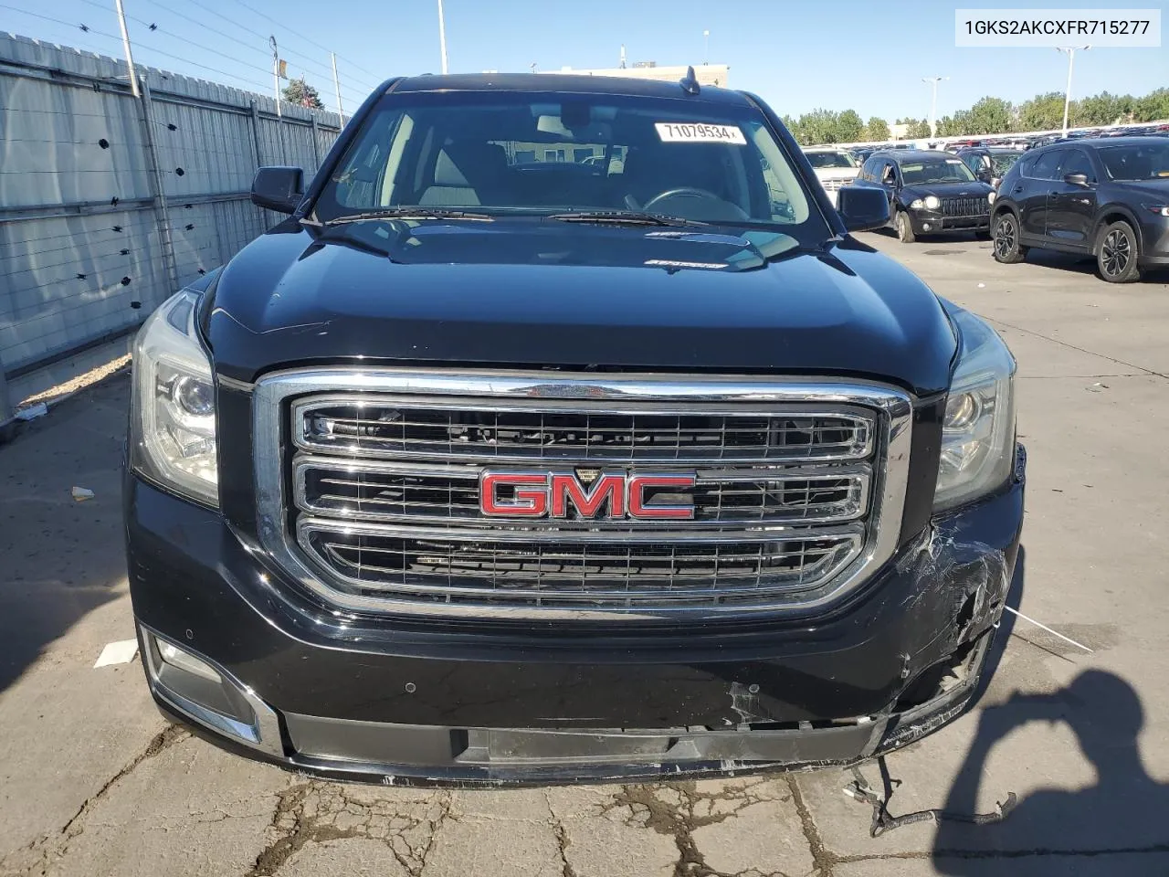 2015 GMC Yukon Sle VIN: 1GKS2AKCXFR715277 Lot: 71079534