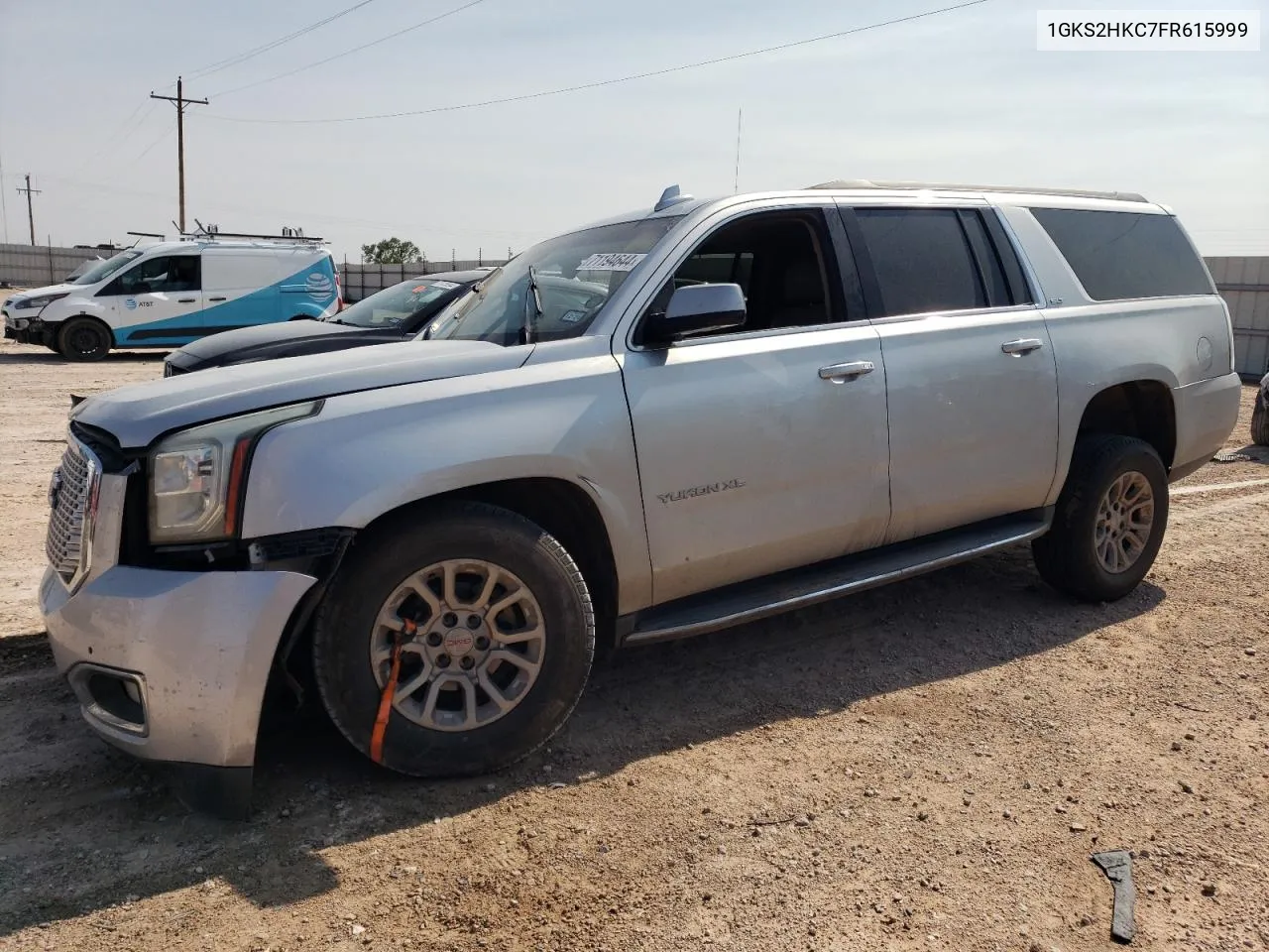 2015 GMC Yukon Xl K1500 Slt VIN: 1GKS2HKC7FR615999 Lot: 71194644