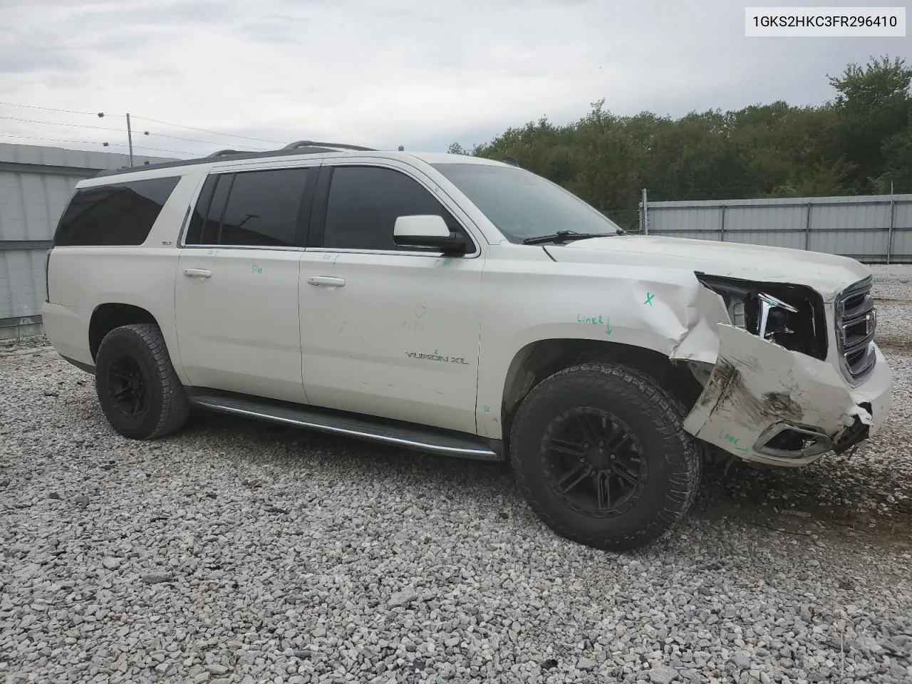 2015 GMC Yukon Xl K1500 Slt VIN: 1GKS2HKC3FR296410 Lot: 71214264